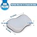 Comfort & Relax Memory Foam Toddler Pillow with Cool Gel Pad, for Kids Age 2-10
