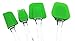 LiG Premium 4-Piece Silicone Kitchen Utensils Set - Easy Flex Heat Resistant 3-Piece Silicone Spatulas and 1 Basting Brush - Best for Kitchen Cooking & Baking(Green)