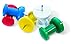 Officemate Giant Push Pins 1.5 Inch, Assorted Colors, Tub of 12 (92902)
