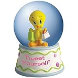 WL SS-WL-13980 45mm Globe Tweet Yourself Tweety Bird Looney Tunes Figurine Statue