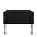 Zinus Upholstered Nailhead Detailed Headboard, Full/Queen, Dark Brown