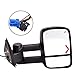DEDC Tow Mirrors Side Mirrors Towing Mirrors Power Heated with Arrow Signal Light for 2003-2007 Chevrolet Silverado GMC Sierra 1 Pair
