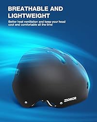 ZIONOR H3 Skateboard Helmet for Kids/Youth/Adults