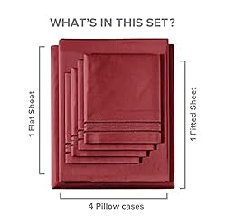 Extra Deep Pocket Sheets - 6 Piece Sheet Set