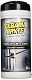 (2 Pack) Cerama Bryte Stainless Steel Cleaner Polish Cleaning Wipes, 2 x 35-ct