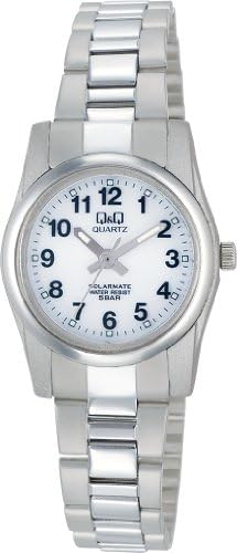 [シチズン Q&Q] 腕時計 アナログ ソーラー 防水 メタルバンド H971-204 レディース ホワイト