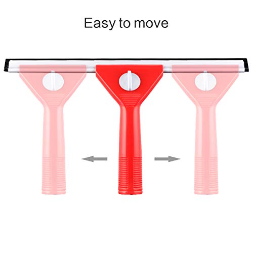 image for Coavas Adjustable-Window-Squeegee Squeak-Free Hand Shower Car Glass Wi