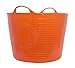 TubTrug SP42O Large Orange Flex Tub, 38 Liter