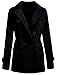 NE PEOPLE Womens Classic Solid/Plaid Double Breasted Pea Coat Jackets with Belt in Various Styles
