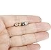 ORAZIO 4 Pairs Stainless Steel Women Stud Earrings Mens Ear Piercing Cubic Zirconia Earrings 5mm