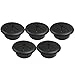 ANZESER Desk Grommet 2 inch Black, Flexible Cable Grommet, 2 inch Grommet 5 Pack, Desk Hole Cover for Cables