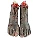 Voberry® Halloween Horror Props Bloody Hand Foot Haunted House Party Decoration (Foot)