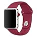 Yimzen Soft Silicone Sport iWatch Band Strap for Apple Watch Series 3 2 1 Sport & Edition 42mm S/M Rose red