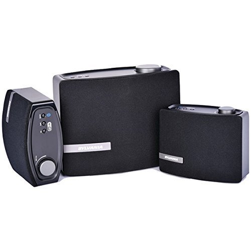 sylvania 2.1 bluetooth speaker system