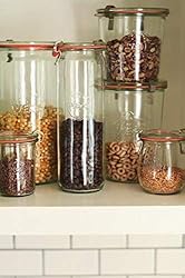 Weck Jar 974 - 1.5L Glass Jars with Large Storage