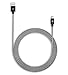 AYIPE Micro USB Cable [3-Pack] - 3+6+10 Feet (1+2+3 Meters) - Blackwhite - Nylon Braided - Tangle-Free Micro USB Cable