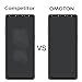 Samsung Galaxy Note 8 Screen Protector [2-Pack] - OMOTON [Cover Curved Edges] [Case Friendly] [High Responsivity] Wet Applied HD Screen Protector for Samsung Galaxy Note8
