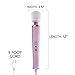 Lux Electric Massage Wand Body Massager - Neck Back Shoulder Massage Handheld Electric Personal Massager - Extra Long 9 FT Cord