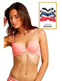 Women's Premium Cotton Demi Cup Bra (6 Pack)
