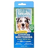 TropiClean Fresh Breath Advanced Whitening Clean Teeth Gel, 4oz