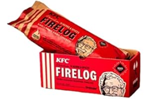 Enviro-Log KFC Fire Log - 2021 Version, 11 Herbs & Spices Fire Starter Log 4.3 Lbs for Christmas 2021 KFCLog1