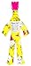 Dammit Doll - Classic Dammit Doll - Le Tout Savoir - Yellow & Gray Tazo Print , Pink Hair - Stress Relief, Gag Gift