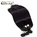 QTHAIR 12A Straight Human Hair Bundles Indian Straight Hair(12 12 14,300g,Natural Black) 100% Unprocessed Indian Straight Virgin Human Hair Bundles