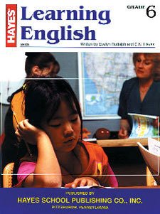 Hayes School Publishing BR606 Learning English Grade 6- 120 page 8.5' X 11' Workbook