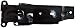 Dorman 80966 Front Passenger Side Interior Door Handle Compatible with Select Kia Models, Smooth; Gray