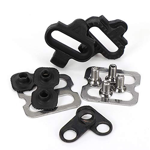 image for SolUptanisu Bicycle Pedals Cleats Kit Mountain Bike Cleats Pedal Locki
