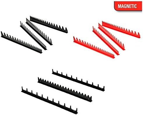 Ernst Mfg 6014M RD +6015M BK +6011M BK Wrenchs/Screwdriver Magnetic Rails Set