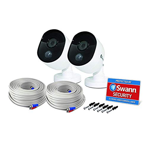 Swann Thermal Sensor Outdoor Security Cameras 4 Pack 1080p Full HD