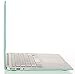 MOSISO Plastic Hard Shell Case Compatible MacBook Air 13 Inch, Light Green