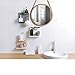 DOFYWARE Decorative Pegboard Wall Organizer, Plastic Hanging Shelves DIY Makeup Organizer Holder Hat Rack for Bookshelf Key Coffee Mug Pictures Kids Room Bedroom Kitchen