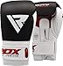 RDX Boxing Gloves for Training Muay Thai Cowhide Leather Mitts for Kickboxing, Fighting Sparring Great for Heavy Punch Bag, Double End Speed Ball, Grappling Dummy and Focus Pads Punching