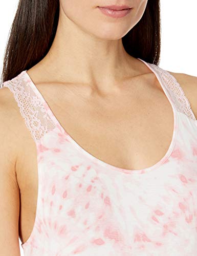 Amazon Brand - Mae Women's Sleepwear Racerback Chemise Nightgown, Pink Tie Dye, X-Large - Thumbnail 3