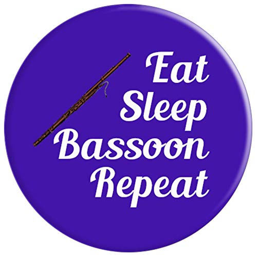 Bassoon Player Gift - Eat Sleep Bassoon Repeat - Blue - PopSockets Grip and Stand for Phones and Tablets
