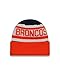 New Era NFL Denver Broncos Biggest Fan 2.0 Cuff Knit Beanie, One Size, Orange
