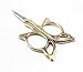 Yueton Butterfly Needlework Embroidery Scissors (Golden)