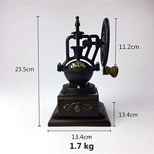 Nfudishpu Manuelle Kaffeemühle, Retro Deign Kaffeemühle, Original Birkenkaffeemühle mit keramischem Präzisionsmahlkern… – Bild 8