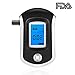 Breathalyzer, Breath Alcohol Tester, Digital Battery Power Alcohol Detector, BAC Tracker with Mini Blow Pipe and LCD Display (Black)
