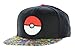 Pokemon- Pokeball Sublimated Snapback Hat Size ONE Size Black