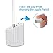 Lefon Dock/Stand Compatible for Apple Pencil with Built-in Charging Cable (5FT), Aluminium Silvery