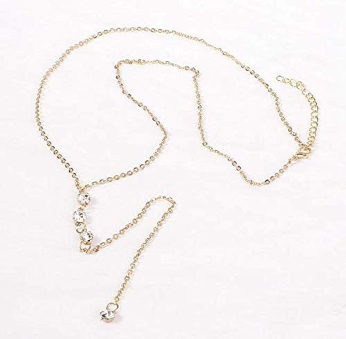 Wangc Personality Gift 1pc Necklace Bride Multi-layer Back Chain Behind Backdrop Necklace Wedding Decor Ornaments