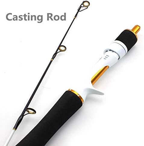 氷釣り竿カーボンロッド59cmポール氷釣り竿釣り船バルブセット クリアランスsale 期間限定 カラー イエロー サイズ 59cm