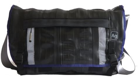 Alchemy Goods Pike Messenger Bag, Made from Recycled Bike Tubes, Royal
