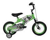 Kawasaki Monocoque Kid's Bike, 12 inch Wheels, 8 inch Frame, Boy's Bike, Green