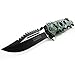 Unlimited Wares Green Zombie Skulls Assisted Opening Folding Knife 4.75-Inch Closed