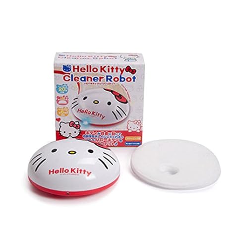 Cute Cartoon Limpiador Robot Mini escoba robot aspirador Kitty regalo: Amazon.es: Hogar