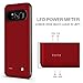 Galaxy S8 Plus Battery Case,FIDEA 5000mAh Rechargeable Slim External Battery Case,With Rechargeable External Battery,Portable Charger Power Bank Cover for Samsung Galaxy S8 Plus(Red Rose)